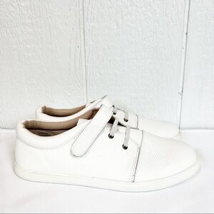 White Velcro Monkey Feet Shoes Size 40